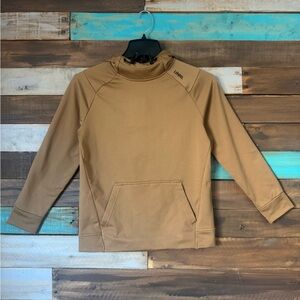 NWT UNRL Youth Crossover Hoodie II Camel Brown Performance Fleece | Size YM